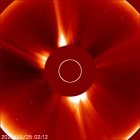 Latest LASCO C2 image of the Sun