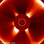 Latest LASCO C2 image of the Sun