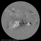 Latest SDO/HMI Magnetogram image of the Sun