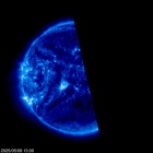 Click for time-lapse image of the sun