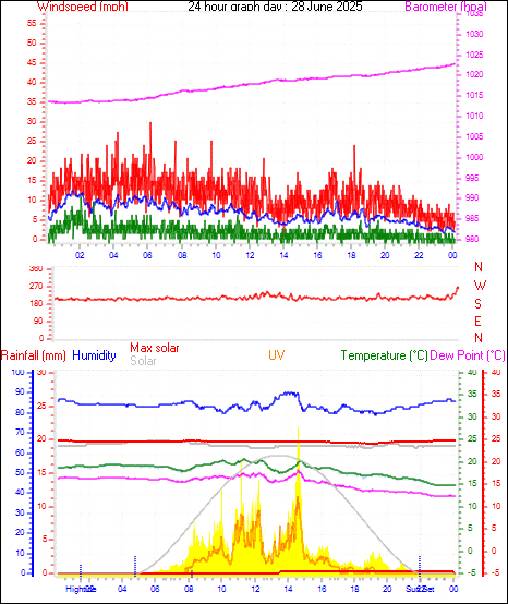 24 Hour Graph for Day 28