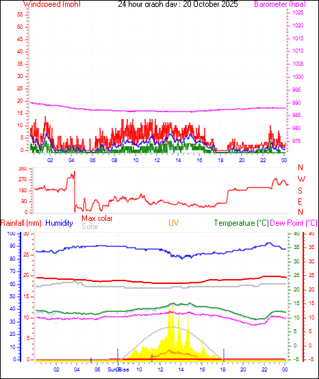 24 Hour Graph for Day 20